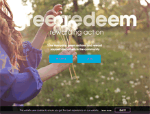 Tablet Screenshot of greenredeem.co.uk